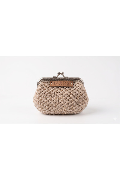 JADDA Handmade Daily Knitted Wallet Macrame Sequin Thread