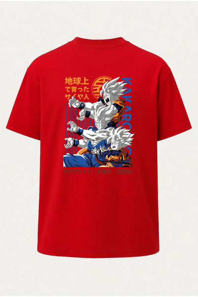 nirvoda Ogromna Goku Gohan Goten Dragon Ball majica sa printom, unisex