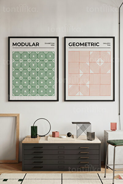 Tontilika Σετ ζωγραφικής Modular Geometry με 2 ξύλινα πλαίσια
