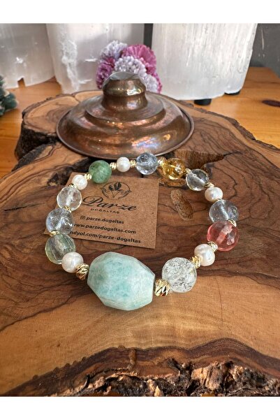 parze doğaltaş Natural Stone Mixed Design Bracelet