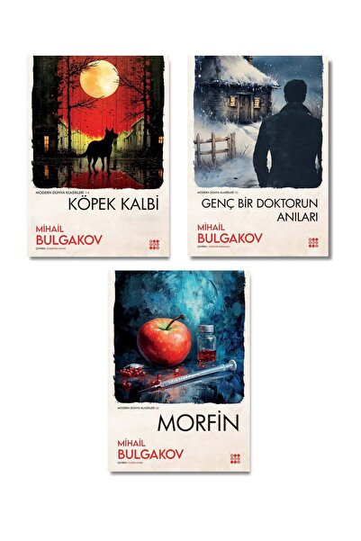dokuzyayinlari Mihail Bulgakov 3'lü Set - Köpek Kalbi - Genç Bir Doktorun Anı...