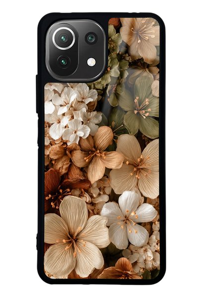 Spoyi حافظة هاتف Xiaomi Mi 11 Lite بتصميم Bouquet of Fall لامعة