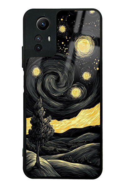 Spoyi Xiaomi Redmi Note 12s The Silent Spiral Tasarımlı Glossy Telefon Kılıfı