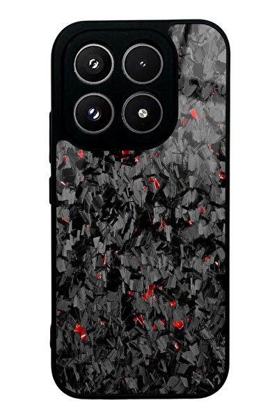 Spoyi Xiaomi 17 Köz Kıymıkları Tasarımlı Glossy Telefon Kılıfı