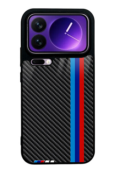 Spoyi Xiaomi 17 Pro Max Karbon M2 Tasarımlı Glossy Telefon Kılıfı