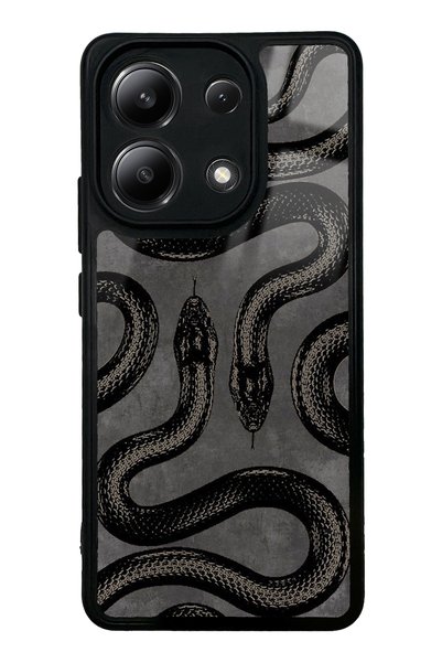 Spoyi حافظة هاتف Xiaomi Redmi Note 13 4G بتصميم ثعبان لامع