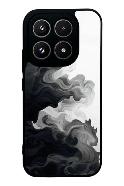 Spoyi Xiaomi 17 Glossy Phone Case with Shadow Swirl Design