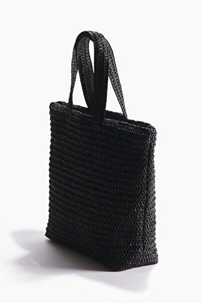 H&M Hasır Tote Çanta
