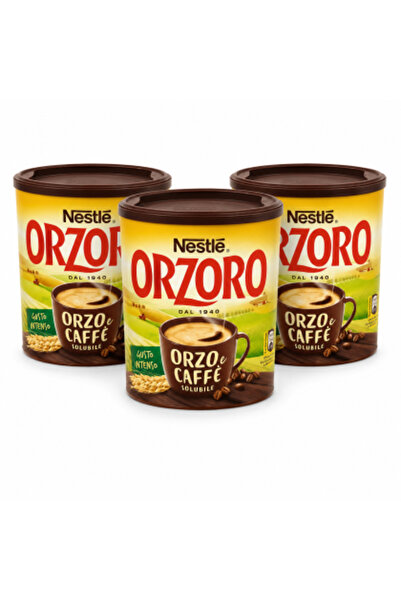 Nestle Set de 3 x Nestlé Orzoro Soluble Barley and Coffee, 120 g/bucată, băut...