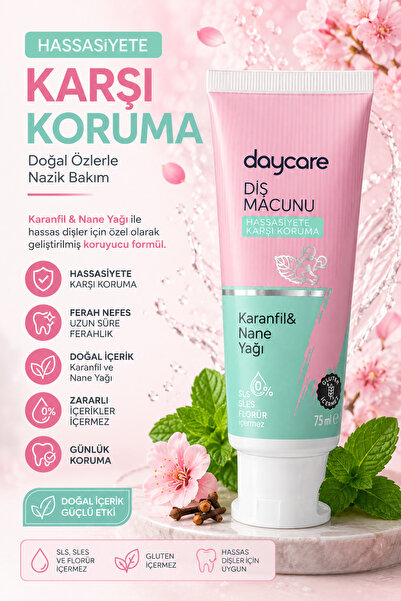 Daycare Clove & Mint Oil Protection Against Sensitivity Toothpaste 75 ml