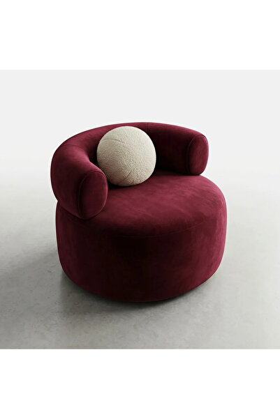 S Home Design Concept Laura Berjer, Yönsüz Kadife Bordo