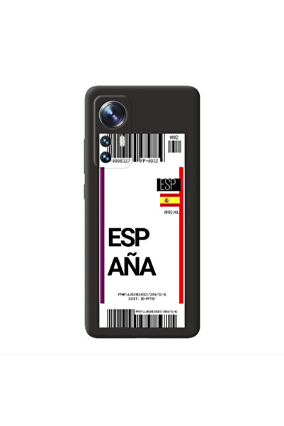 Other Xiaomi Mi 12 Pro Espana Arrival Black Colored Silicone TPU Θήκη