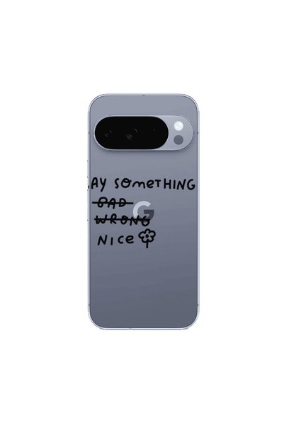 Other Google Pixel 10 Pro XL Say Something Transparent Silicone TPU Θήκη