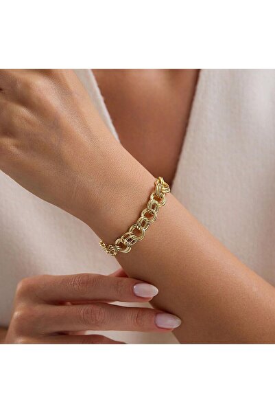 Sembol Gold 14 Ayar Halka Zincir Altın Bileklik 4,00 Gram 18 cm