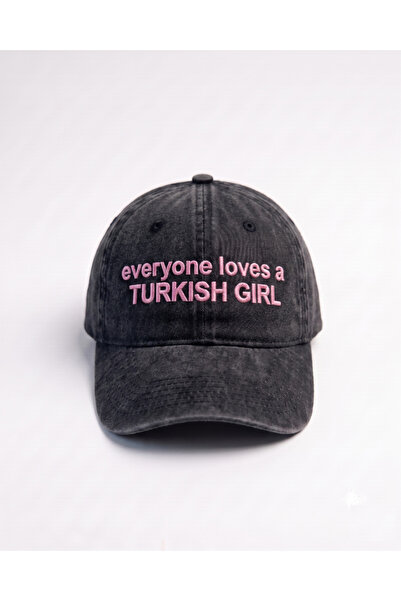 Tresore "Everyone Loves a Turkish Girl" Embroidered Hat / Turkish Girl Baseba...