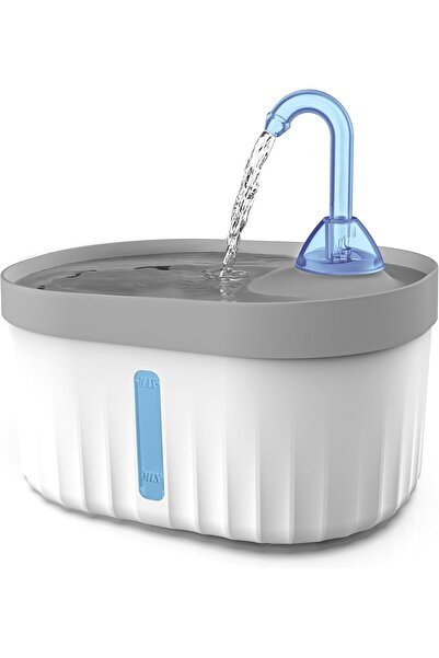 AQUATAB Aquata Otomatik Kedi Su Pınarı Ultra Sessiz Kedi Su Sebili 40db Usb B...