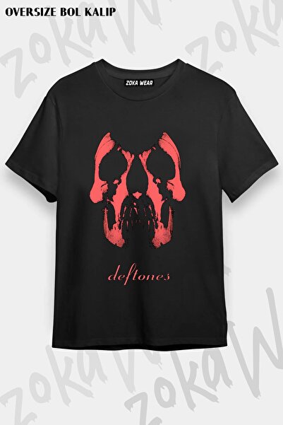 ZOKAWEAR Μπλουζάκι Unisex Loose Fit Deftones v5 με στάμπα