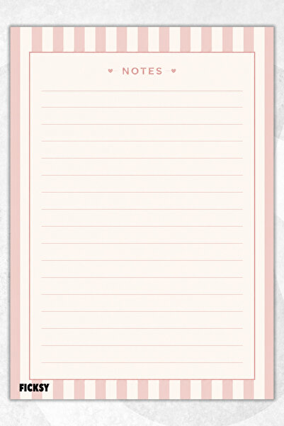 Ficksy A5 Notepad Lined Notebook - 50 Sheets - Memopad - Notepad - Notepad - ...