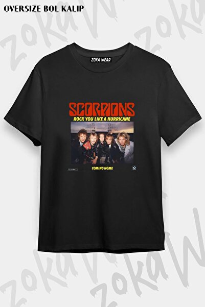 ZOKAWEAR Unisex široka majica sa printom Scorpions v4