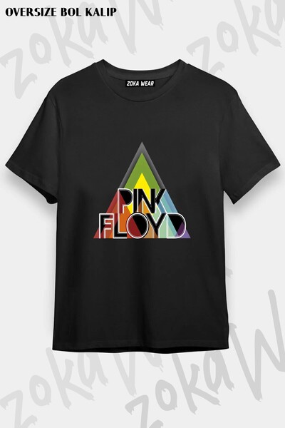 ZOKAWEAR Μπλουζάκι Unisex Loose Fit με στάμπα Pink Floyd v9