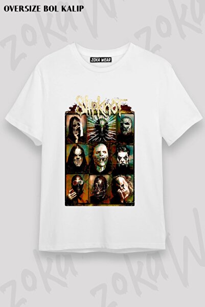 ZOKAWEAR Μπλουζάκι Unisex Loose Fit Slipknot v32 με στάμπα