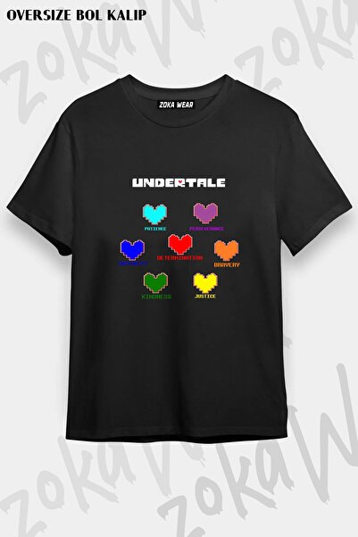 ZOKAWEAR Μπλουζάκι Unisex Loose Fit Undertale Sans v20 με στάμπα