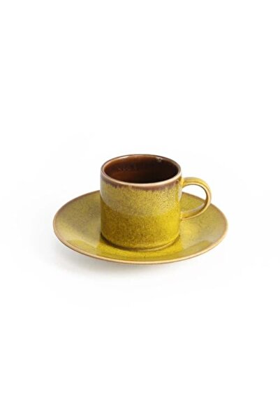 BARISTAR Ceramic Coffee Mug (Yellow Clay)140Ml by Barista