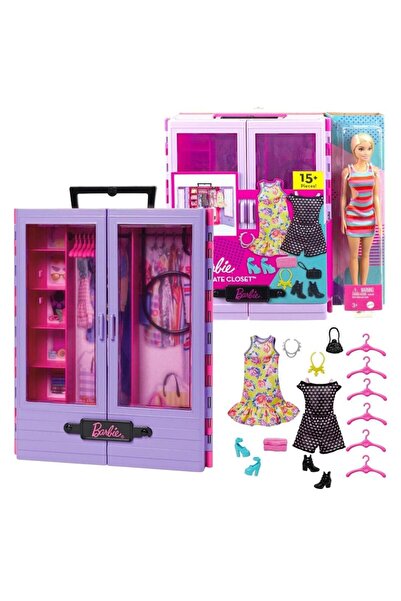 mattel Barbie Ντουλάπα με Κούκλα (HJL66)
