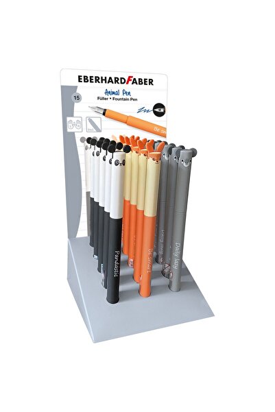 Faber Castell Display 15 pixuri EBERHARD FABER, culori asortate, cu tematică ...
