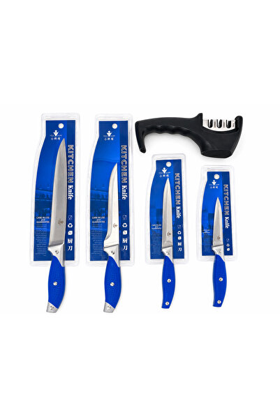 RPC Set 4 cuțite de bucătărie + ascuțitori