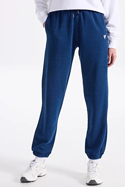 Guess Jeans Γυναικεία Φόρμα W5YB65KCXQ1 Ναυτικό Μπλε
