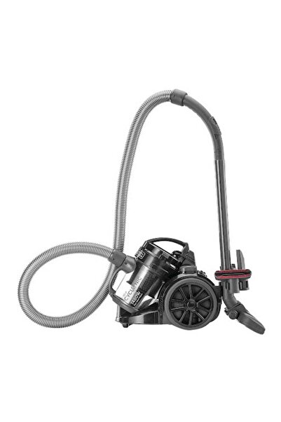 Blackdekor BLACK+DECKER Multi-Cyclonic Bagless Vacuum Cleaner, 6-Stage Filtra...