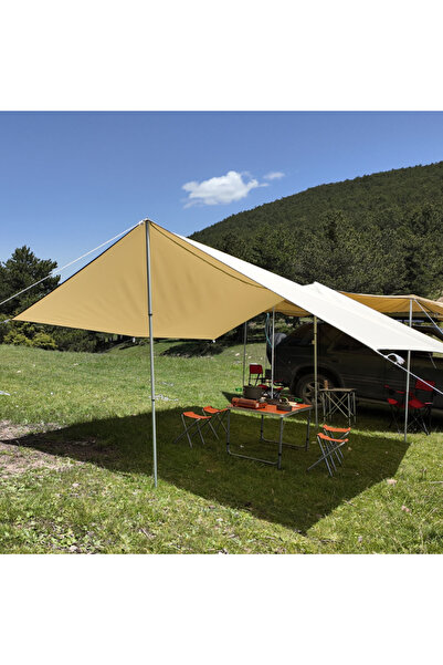 Lic LifeInCamp Lic Awning Tarp 3,60 x 4 m Su Geçirmez Kumaş - Araç Yan Tente ...