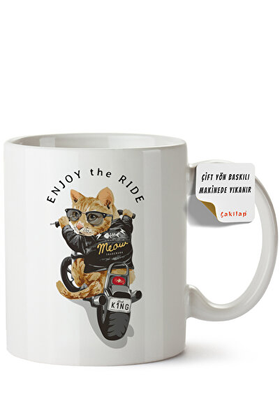 ET ERTAPASSAGE original creative designs Cat Design Printed Porcelain Mug (Do...