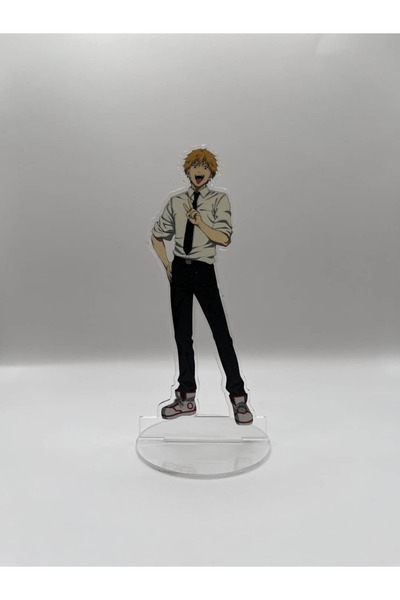 Hara Company Chainsaw Man Animesi Denji Anime Akrilik Figür Standı / Masa Süsü