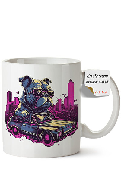 ET ERTAPASSAGE original creative designs Dog Design Printed Porcelain Mug (Do...