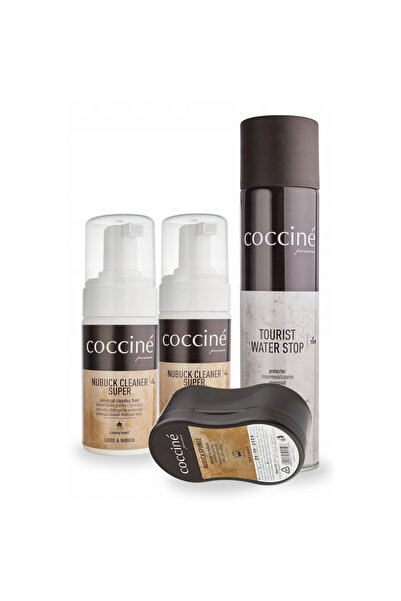 Coccine Kit de curatare a incaltamintei, Coccine, Nubuck Cleaner, 100 ml x 2,...