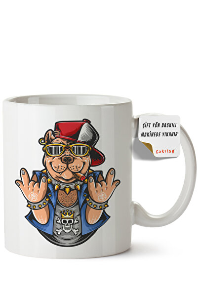 ET ERTAPASSAGE original creative designs Dog Design Printed Porcelain Mug (Do...