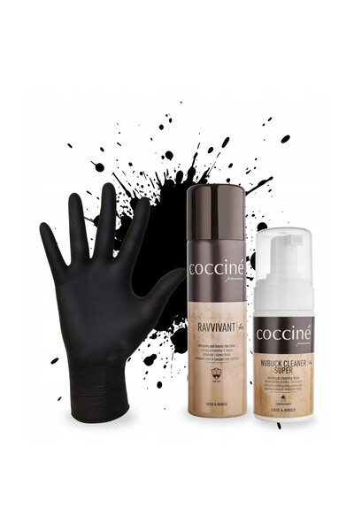 Coccine Kit de curatare, Coccine, Nubuck Cleaner 100 ml, Nubuck Renovator 250...