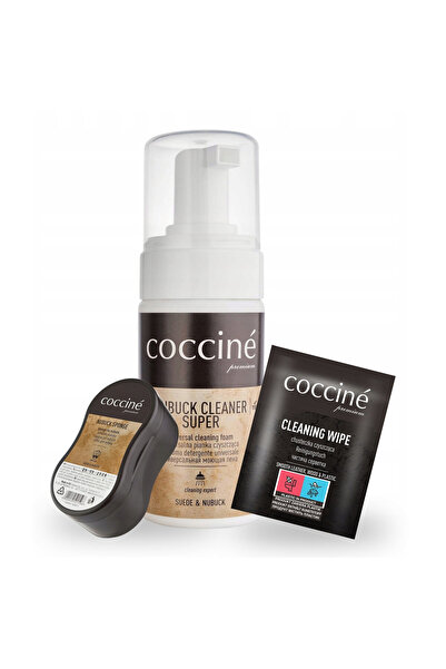 Coccine Kit de curatare, Coccine, spuma de curatare Nubuck, 100 ml, 1 servete...