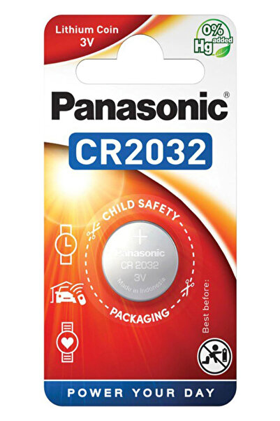 PANASONIC μπαταρία λιθίου, CR2032, 3V, 1τμχ