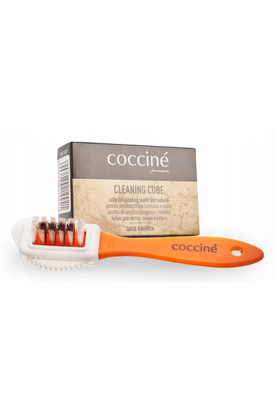 Coccine Set de curatat incaltaminte, Coccine, 2 in 1, Perie pentru piele into...