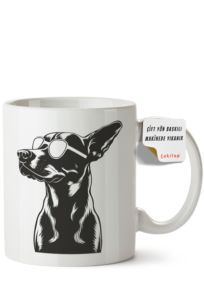 ET ERTAPASSAGE original creative designs Dog Design Printed Porcelain Mug (Do...