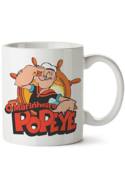 ET ERTAPASSAGE original creative designs Popeye Printed Porcelain Mug, Machin...