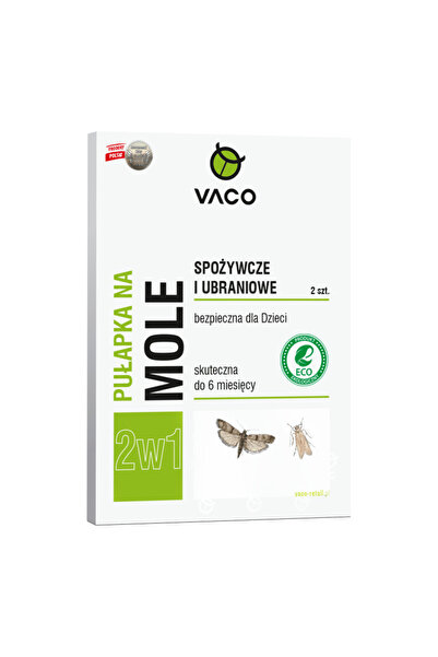 Vaco Capcană pentru cârtițe alimentare și de haine, 2 bucăți