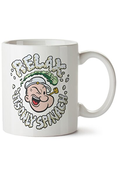 ET ERTAPASSAGE original creative designs Popeye Printed Porcelain Mug, Machin...