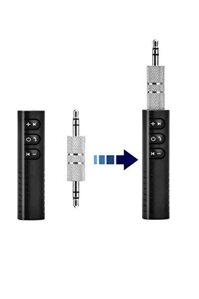 newnet Araba Bluetooth AUX 3.5mm Jack Bluetooth Alıcısı Eller Serbest Arama (...