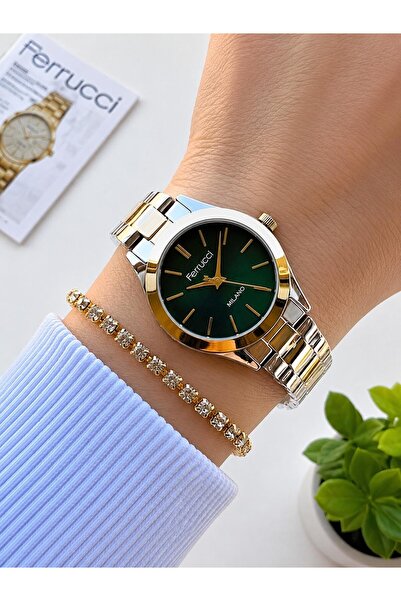 Ferrucci Steel Cord 2 Years Warranty 30 Mt Water Resistant Women Wristwatch+ ...