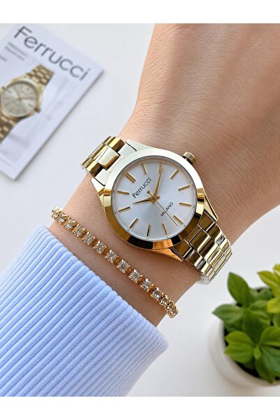 Ferrucci Steel Cord 2 Years Warranty 30 Mt Water Resistant Women Wristwatch+ ...