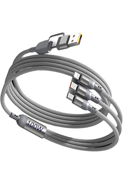 Urban URBANNX 3-in-1 Multi-Functional USB Charging Cable, 100W Fast Charging,...